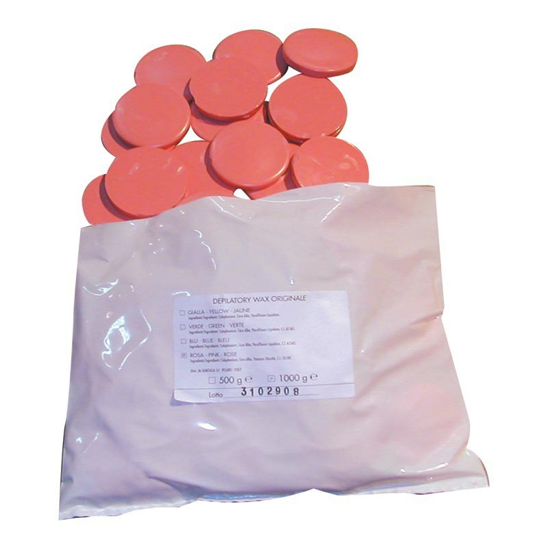 cire rose galet sachet de 1 kg