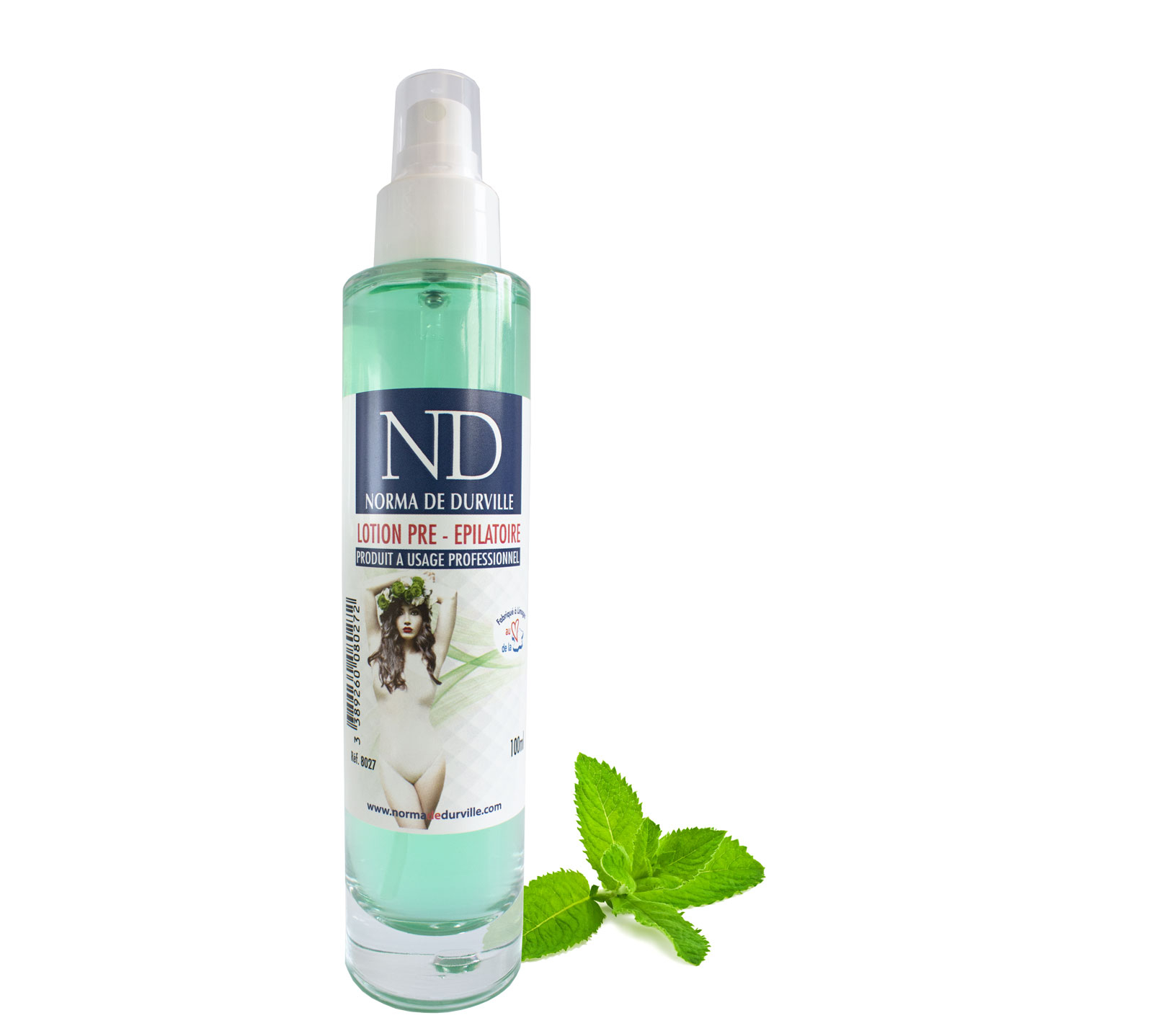 lotion pré-épilatoire en 100 ml