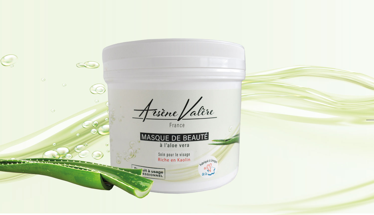 MASQUE DE BEAUTE à l'extrait d'aloe vera Pot de 400 g