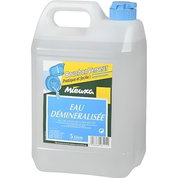 Eau déminéralisée bidon de 5 litres