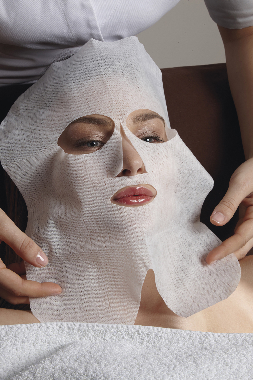 masque non tissé pour traitement du visage par 100