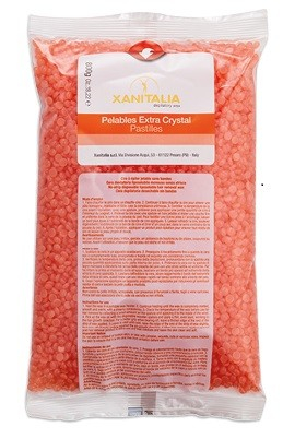 cire pelable extra crystal orange sans colophane sachet de 800 g