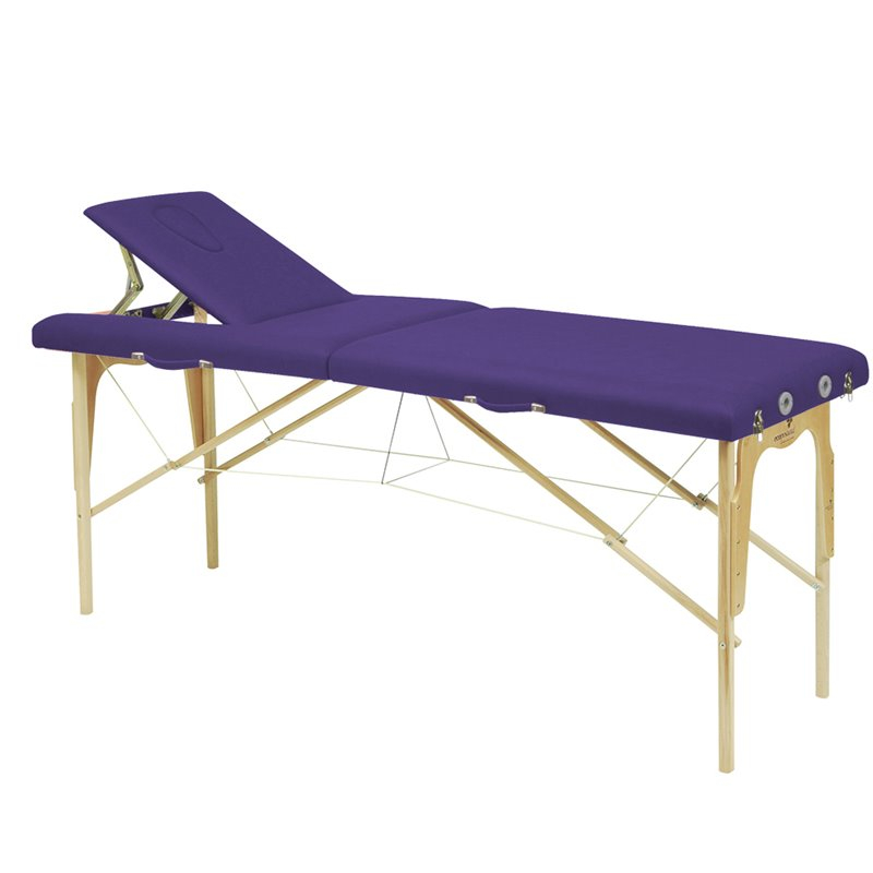 TABLE FIXE 2 PLANS BOIS NATUREL 62 x 182 cm