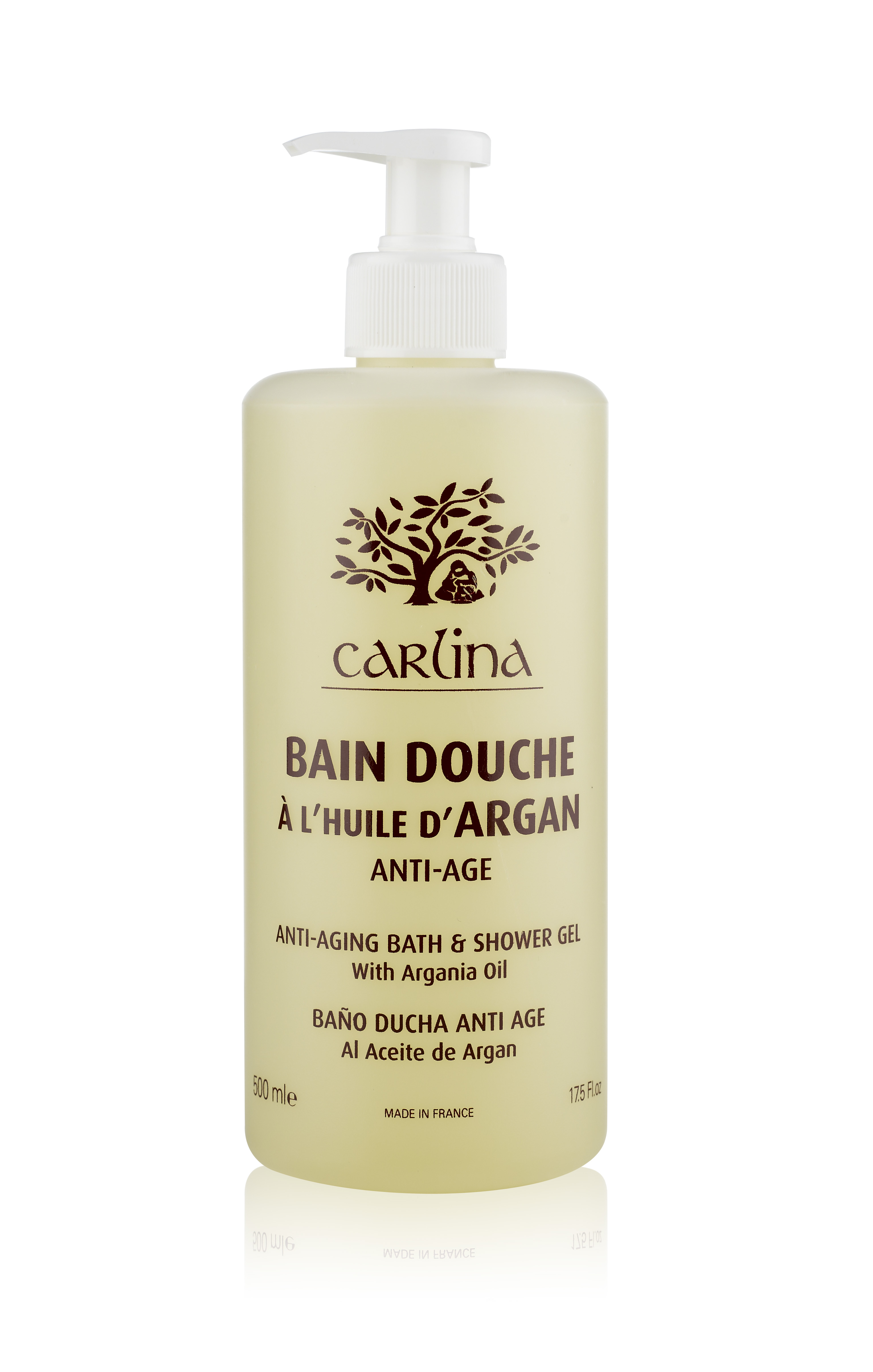 BAIN DOUCHE ARGAN flacon pompe de 500 ml