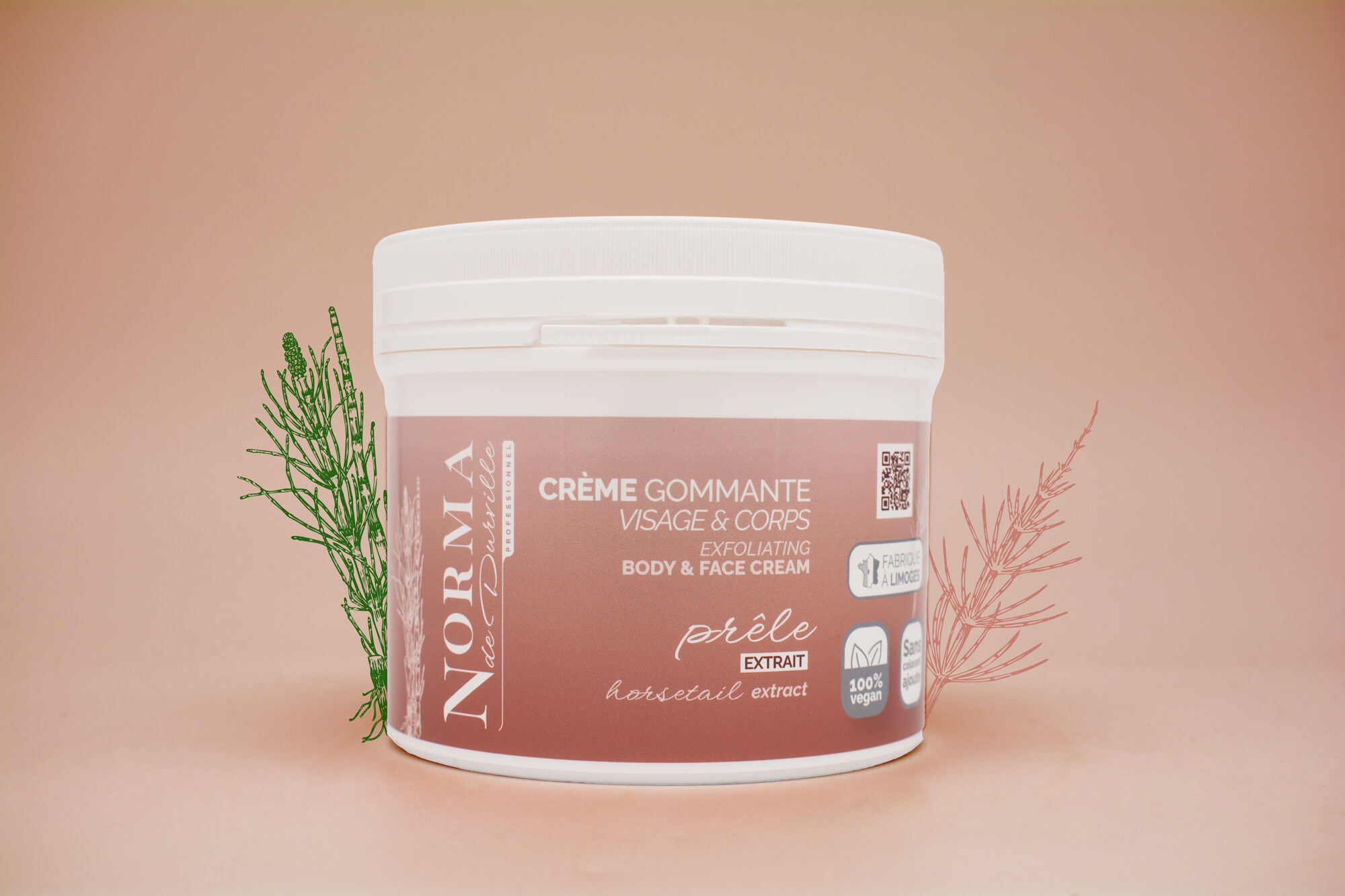 CREME GOMMANTE à l'extrait de prêle pot de 400 g