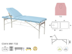 TABLE PLIANTE REGLABLE ALUMINIUM 70x182