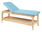 TABLE FIXE BOIS NATUREL 2 plans 62x188